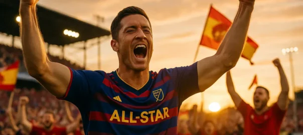 MLS All-Star talents warming up before a summer league showcase