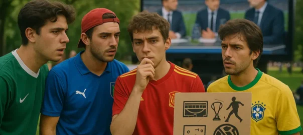 UEFA World Cup boycott debate shown through a football meeting room scene