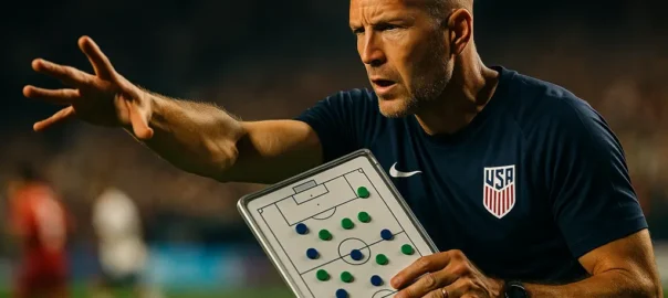 USMNT World Cup players pressing high in a crowded midfield phase