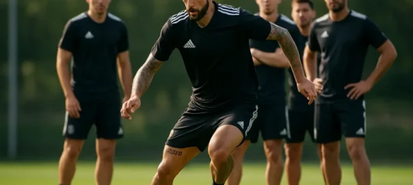 Brais Méndez Columbus Crew midfielder receiving a pass in central midfield