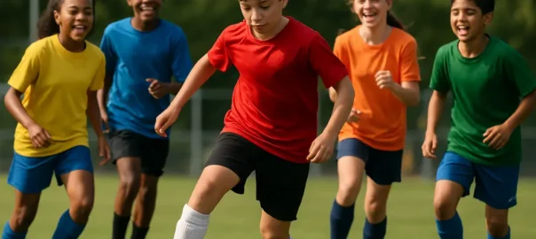 MLS NEXT Development players training during a youth academy session