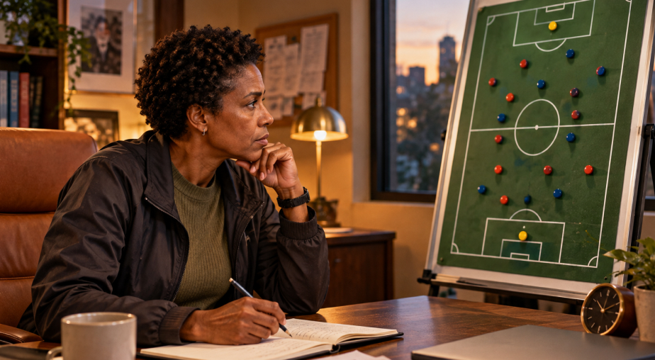 A Coach Studies The Eastern Conference Playoff Battle