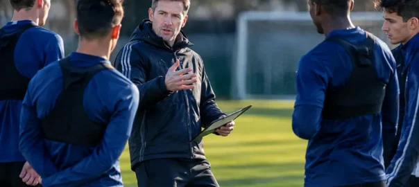Brendan Burke Hartford touchline scene during a USL Championship match