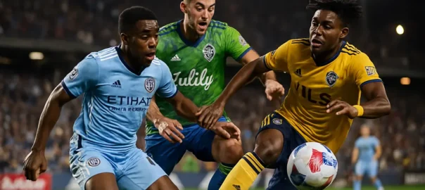 MLS Competition Guidelines document beside a soccer ball on a training pitch