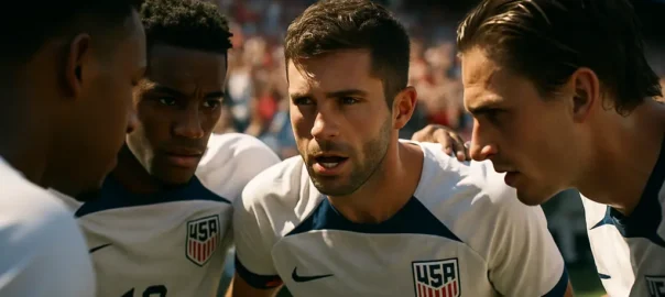 USMNT Fall Window players celebrate after a clean-sheet victory